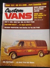 Vintage April 1976 Custom Vans Magazine Van Enthusiast Ads Product How Tos  picture
