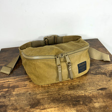 Filson Tin Cloth Waist Pack Crossbody Bag Dark Tan RARE Discontinued picture