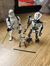 3 Stat Wars Figures 2004 -2005  Action Figured Figure  Collectible picture