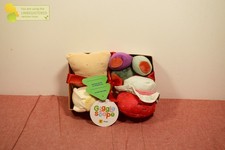 Gigglescape Charcuterie Box Set Brie Cheese, Jam, Olives, Square Cracker Plush picture