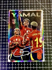 LAMINE YAMAL RC Silver Prizm Holo Foil  International Spanish Rookie STICKER picture