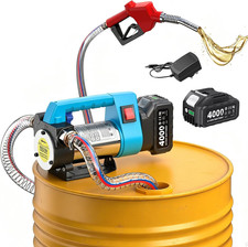 Cordless Diesel Transfer Pump, 2X4.0Ah Batteries, Auto-Stop Nozzle picture