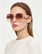 Bvlgari BV9029B Rose Gold Pink Sunglasses Brown Gradient 58-17-143 picture