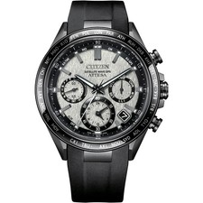 Citizen Men's Attesa Chronograph Date Day Eco-Drive Black Watch 44MM CC4055-14H picture