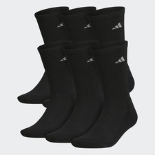 adidas men Men's Athletic Cushioned 6-Pack Crew Socks picture
