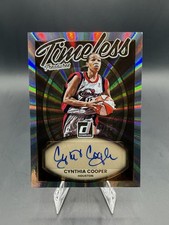 Cynthia Cooper Comets 2026 Panini WNBA Donruss Timeless Treasures Autograph /75 picture
