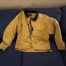 Vintage 90s Patagonia Nuevo Range Barn Chore Coat Mens XL - Canvas Aztec Synchil picture