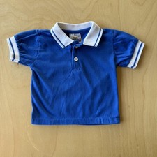Vintage Blue Polo-shirt for Baby Boy picture