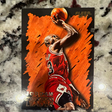 Fleer 1996-97 Hardwood Leader Insert Michael Jordan Chicago Bulls #192 NBA picture