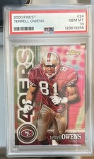 2000 Finest - Terrell Owens #24 PSA 10 San Francisco 49ers picture