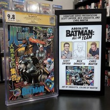 ABSOLUTE BATMAN #25  triple Signed  Cgc CVR L Set  MANN PRESALE 10/28/26 picture