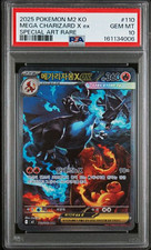 The Pokémon Company 2025 Mega Charizard X ex 110/080 M2 SIR Holo PSA 10 picture