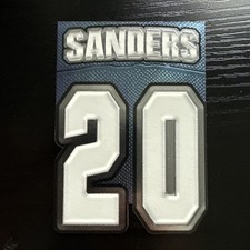 1997 Pacific Crown Collection Big Numbers Barry Sanders #7 Die-Cut Lions NFL picture
