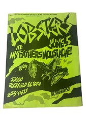 1982 The Lobsters Biondo Italia OC Punk Flyer Steven Pizzaro Art Rare picture