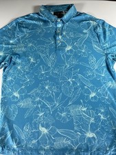 Sunday Swagger Golf Polo Shirt - Mens Size XL - Floral Performance Stretc picture