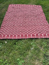 Vintage Goodwin Guild Woven Wool Blanket picture