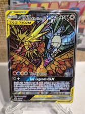 2019 Pokémon Moltres Zapdos Articuno GX #SM210 Stained Glass Promo Sealed picture