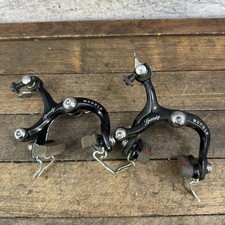 Vintage Modolo Speedy Caliper Brakes Set NOS Black Road Sinterized Pads Nut picture