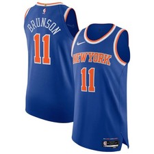 Nike Jalen Brunson New York Knicks Authentic Jersey - Icon Edition - Size 48 L picture