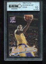 Kobe Bryant Rookie 1996-97 Fleer Ultra #52 RC NBA Lakers GEM MINT 10 picture