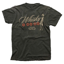 Whiskey A Go Go Black T-Shirt BLACK S-5XL Short Sleeve picture