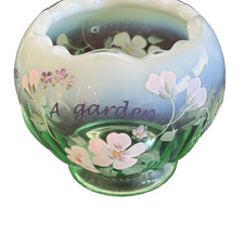 Fenton Artist Signed Hand Painted 
