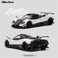 Fiber run 1:64 Pagani Zonda Cinque white Diecast Model Car picture