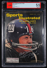 1962 Frank Gifford Signed Sports Illustrated Magazine PSA 5.5 DNA 10 Certified picture