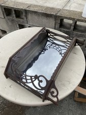 ART NOVEAU DECO WALL SHELF CABINET EASTLAKE-LIKE MIRROR 1920S 1930S 1940S VTG picture