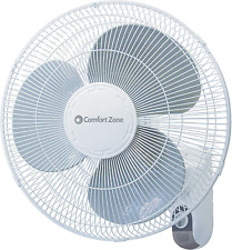 Comfort Zone CZ16W 16-Inch 3-Speed Powerful Air Flow Wall Mount House Fan Adjust picture
