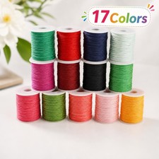 3mm 100 Yards Nylon Cord Satin String for Braided Bracelets Jewelry US Stock picture