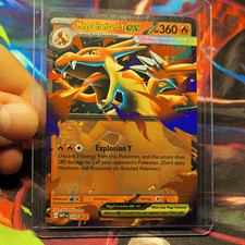 Mega Charizard Y Ex 030 Tin Promo Pokemon Card Near Mint  picture
