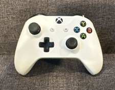 Official Microsoft Xbox One White Black Controller ~ Works Great ~ Authentic picture