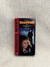 BLOCKBUSTER EDITION Jamie Lee Curtis VHS Tape Halloween 1978 Has Mold picture