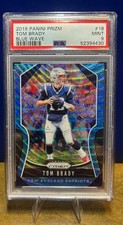 2019 Panini Prizm - Tom Brady #18 Blue Wave Prizm /199 picture