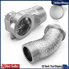 Quick-Release Magnetic Dryer Vent Connector Kit,90° Angle, Aluminum & 2.6ft Hose picture