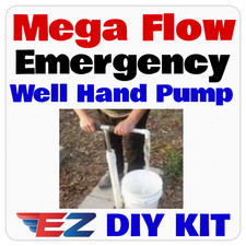 Manual Deep Well Hand Pump Kit –Emergency Backup Water Supply– 150 ft DIY EZ Kit picture