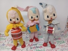 🌲 Vintage Kitschy Lot Of (3) 12
