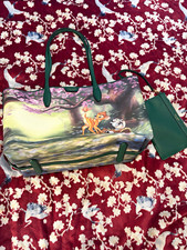Kate Spade New York x Disney Bambi Floral Zip Tote w/ Pouch picture