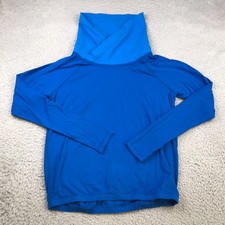 Lululemon Healthy Heart Pullover Womens 8 Barbaque Blue Performance Sweatshirt picture