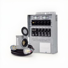 Reliance Controls 306LRK Pro/Tran 2 30-Amp 6-Circuit Manual Transfer Switch Kit picture