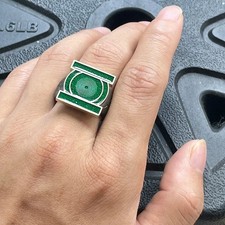 John Stewart Green Lantern Cosplay Ring 2026 Metal Finger Jewelry picture