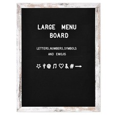 Large Black Felt Letter Board 24x30