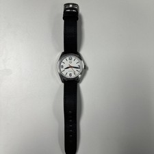 Islander ISL-84 Automatic 40mm White Dial Watch with travel case and extra strap picture