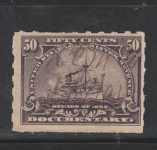 USA 1898 50c Battleship  Seldom Seen Stamp   b19th 123 picture