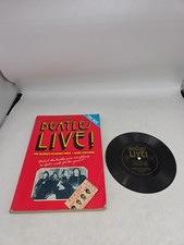 THE BEATLES LIVE Ultimate Reference Book+INTERVIEW + FLEXI-DISC Lewisohn 1986 picture
