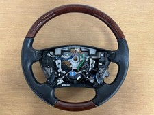 2007-2012 LEXUS LS460 LS600HL WOODGRAIN LEATHER STEERING WHEEL OEM picture