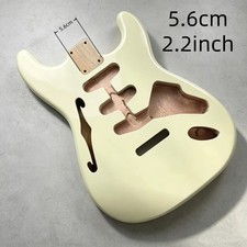 Semi Hollow Alder Guitar Body, Vintage Cream Fit ST picture