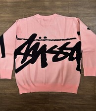 Stussy Stock Sweater Pink Size M | Verified Seller picture