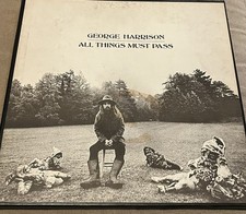 George Harrison All Things Must Pass 3 LP box Set Apple  W/poster VG/EX STCH-639 picture